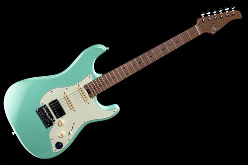 גיטרה חשמלית חכמה Mooer GTRS Professional S801 Intelligent Guitar - Surf green