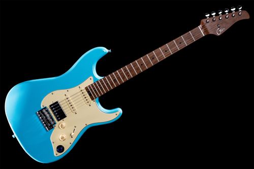 גיטרה חשמלית חכמה Mooer GTRS Professional S801 Intelligent Guitar - Sonic blue