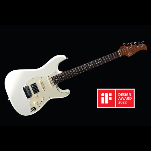 גיטרה חשמלית חכמה Mooer GTRS Professional S800 Intelligent Guitar - Olympic White