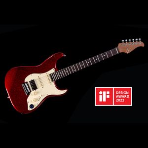 גיטרה חשמלית חכמה Mooer GTRS Professional S800 Intelligent Guitar - Metal Red
