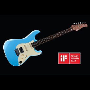 גיטרה חשמלית חכמה Mooer GTRS Professional S800 Intelligent Guitar - Sonic blue