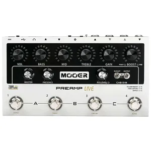 פדאל מגבר פראמפ לגיטרה דיגיטלי MOOER PreAMP Live