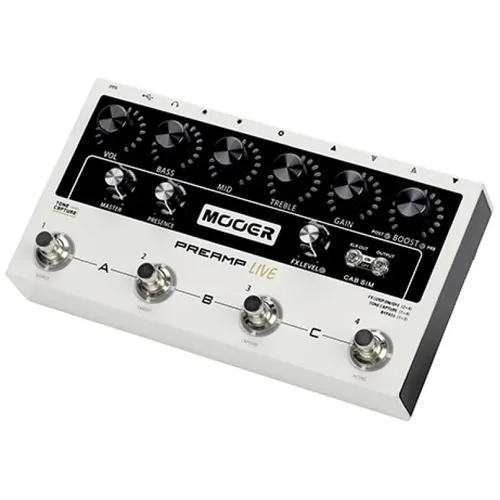 פדאל מגבר פראמפ לגיטרה דיגיטלי MOOER PreAMP Live
