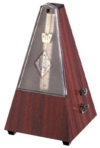 מטרונום מכני עם פעמון WITTNER 812K Metronome Maelzel Mahogany grain