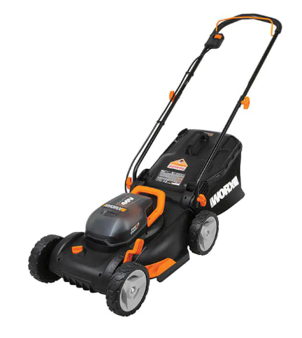 מכסחת דשא נטענת + 2 סוללות 4 אמפר ומטען - Worx WG743E.9ּּ