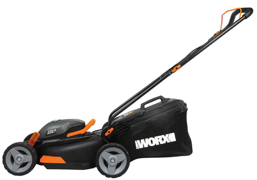 מכסחת דשא נטענת + 2 סוללות 4 אמפר ומטען - Worx WG743E.9ּּ