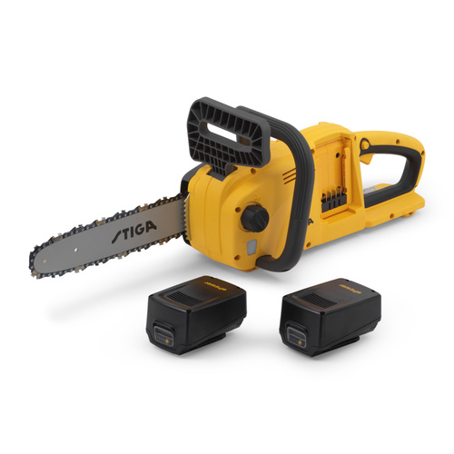 מסור שרשרת נטען CS 300e + מטען + 2 סוללות 2 אמפר סטיגה