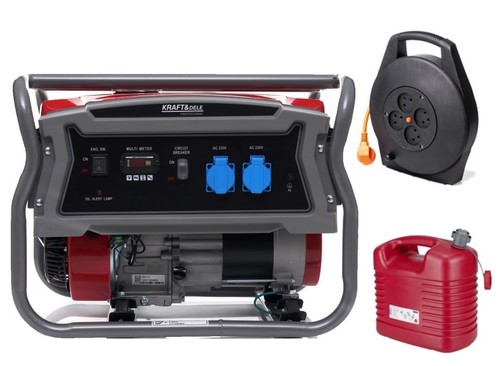 גנרטור בנזין 3.2KVA חד פאזי (כניסה למלאי 03/03) KRAFT&DELE