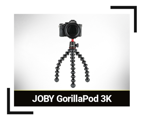 חצובה JOBY GorillaPod 3K עם ראש כדורי