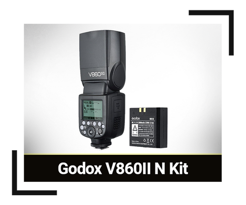 Godox V860II N Kit למצלמות nikon