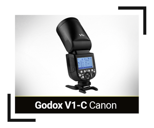 פלאש Godox V1-C למצלמות Canon