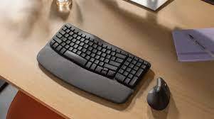 מקלדת ארגונומית אלחוטית Logitech WAVE KEYS