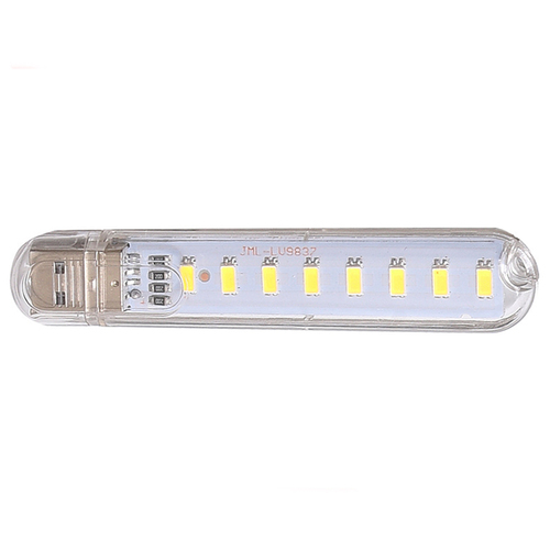  פנס לד USB עוצמתי 8 נורות