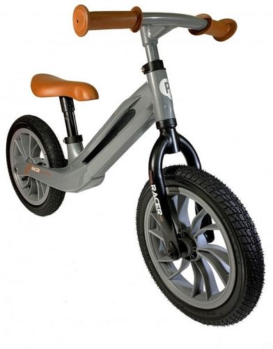 Racer אופני איזון קלילים במיוחד עם שלדת מגנזיום, מושב וידית מתכווננים - ירוק לבן 