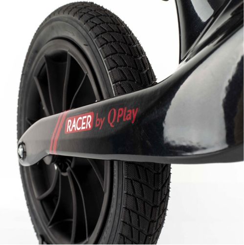 Racer אופני איזון קלילים במיוחד עם שלדת מגנזיום, מושב וידית מתכווננים - ירוק לבן 