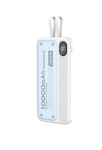 מטען נייד 10000mAh 22.5W עם צג וכבל מובנה semicom
