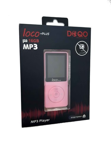 נגן MP3 לוקו פלוס ורוד
