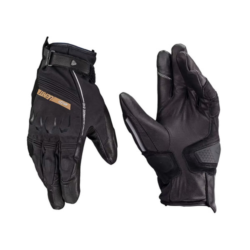 כפפות חורף אדונצ'ר מעור ליט שחור קצרות - LEATT GLOVES ADV SUBZERO 7.5 SHORT