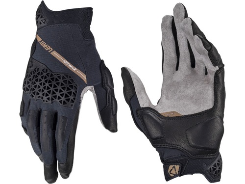 כפפות אדונצ'ר מעור ליט שחור קצרות - LEATT GLOVES ADV X-FLOW 7.5