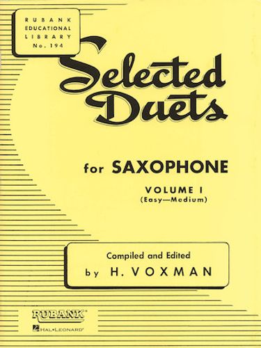 Selected Duets for Saxophone Volume 1 - Easy to Medium