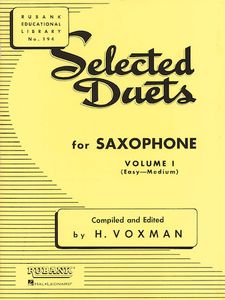 Selected Duets for Saxophone Volume 1 - Easy to Medium