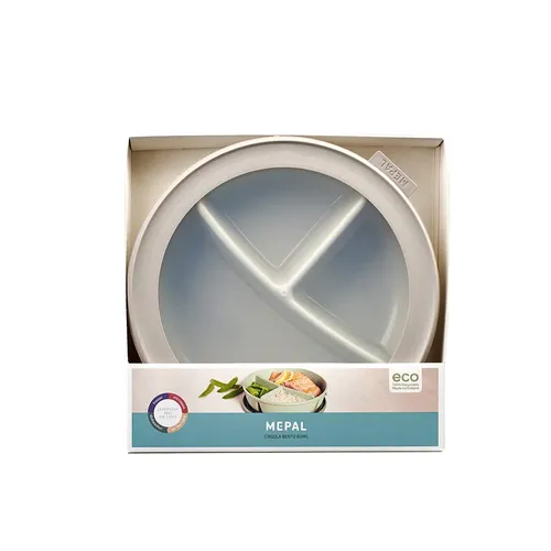 קופסת אחסון מחולקת צבע אבן | MEPAL Cirqul