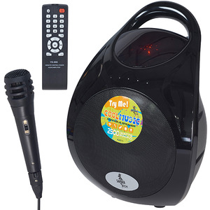 CoolSound ערכת קריוקי BT עוצמתית כולל שלט ומיקרופון