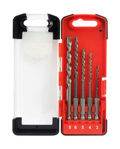 סט 5 מקדחי וידיה קנה אימפקט - NORTOOLS STREAM-5PC