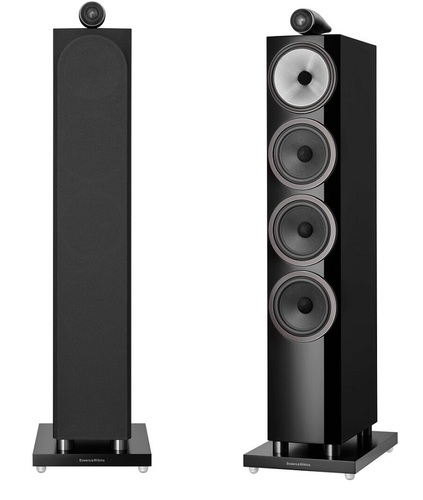 זוג רמקולים רצפתיים מבית Bowers & Wilkins דגם 702 S3