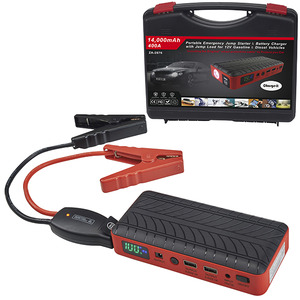 מטען רב עצמה להתנעת חירום לרכב ולמגוון מכשירים ניידים עם מעגלי הגנה