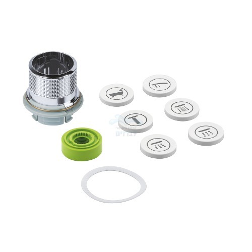 כפתור לחיצה למערכת נסתרת GROHE SmartControl 48361000 | כולל 6 אייקונים