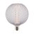 נורה מעוצבת גימור לבן TIFFANY ROUND E27 4W תאורת אווירה חמה NISKO
