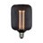נורה מעוצבת גימור שחור TIFFANY ROLL E27 4W תאורת אווירה חמה NISKO