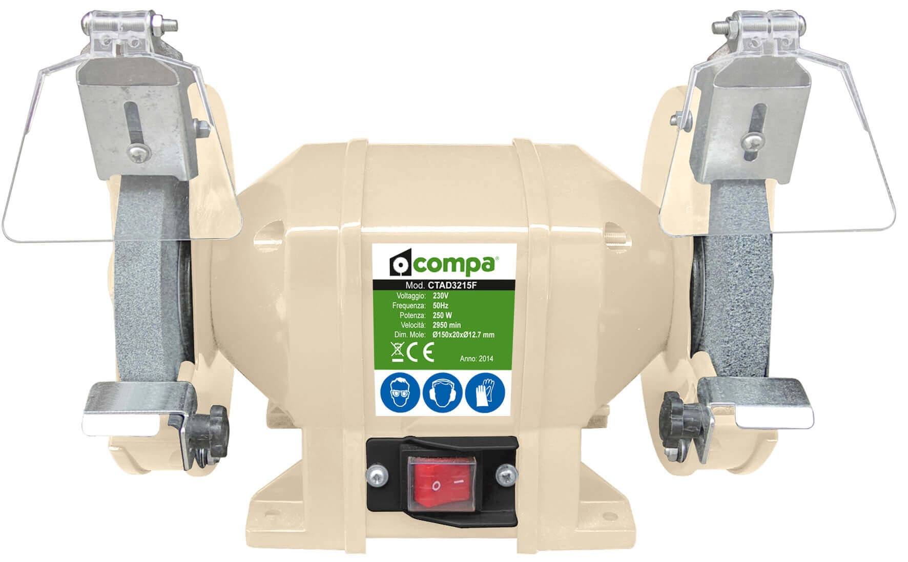 משחזת שולחן כפולה CTAD3215F קומפה Compa