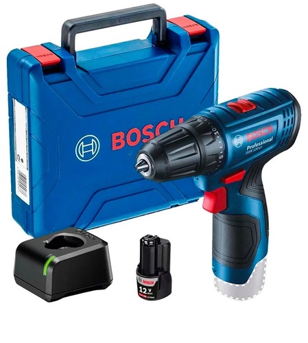 מברגה 12V דגם GSR 120 כולל סוללה 2AH מבית BOSCH