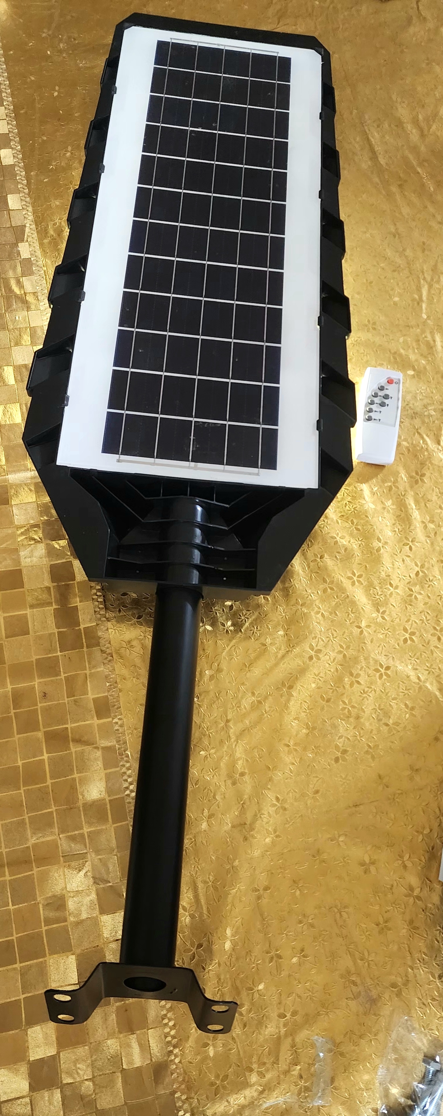  תאורת רחוב סולארית חיישן תנועה LED מנורת רחוב IP65 אור שמש חיצוני 