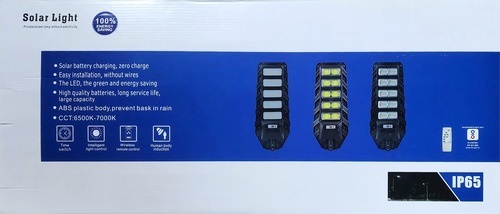  תאורת רחוב סולארית חיישן תנועה LED מנורת רחוב IP65 אור שמש חיצוני 