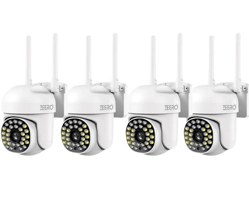 מארז ארבע מצלמת אבטחה Zeero WiFi