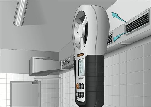 מד זרימת אוויר מקצועי
