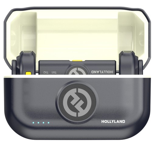 מערכת מיקרופון אלחוטית 2 משדרים Hollyland LARK M2 Duo Iphone