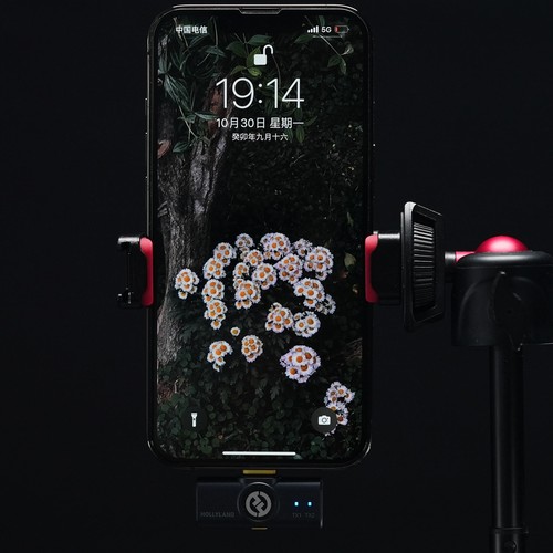 מערכת מיקרופון אלחוטית 2 משדרים Hollyland LARK M2 Duo Iphone