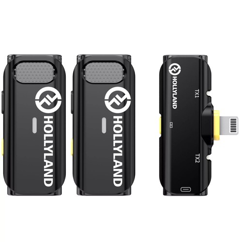 מערכת מיקרופון אלחוטית לאייפון Hollyland Lark C1 Duo