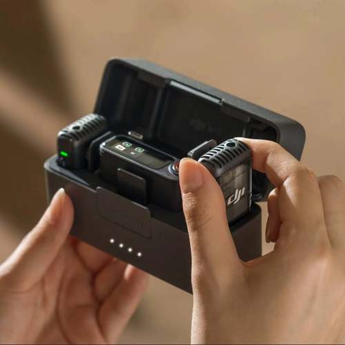 מערכת מיקרופון אלחוטי 2 משדרים Dji-MIC 2