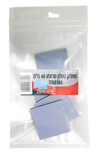 מחליק טפלון מרובע 40 מ