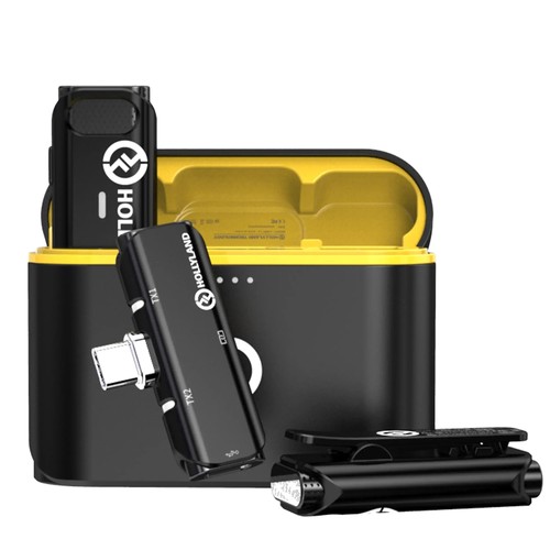 מערכת מיקרופון אלחוטית לאנדרואיד Hollyland Lark C1 Duo