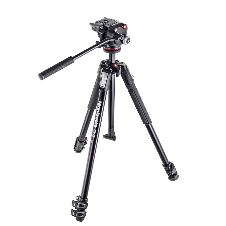 קיט חצובה עם ראש וידאו Manfrotto MK190X3-2W 