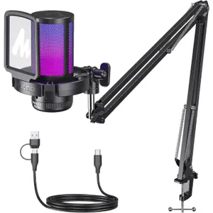 ערכת מיקרופון לגיימינג ופודקאסט דגם MAONO DGM20s