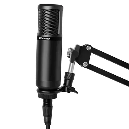 XLR מיקרופון לפודקאסט והקלטות בחיבור Maono AU-PM320s
