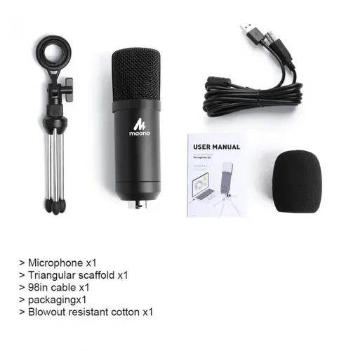 מיקרופון USB גיימינג קונדנסר MAONO AU-A04TR