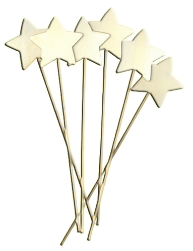 12 שרביט קסמים כוכב מעץ